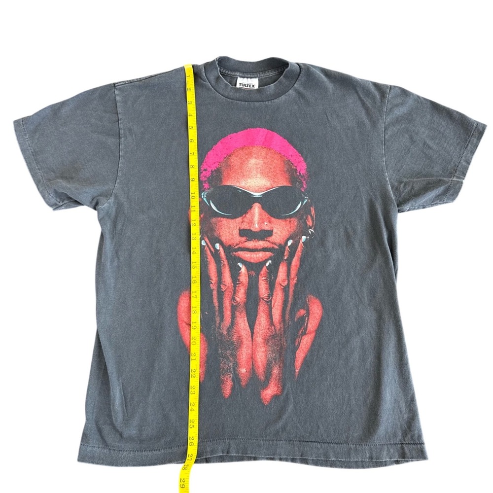 Vintage Dennis Rodman Not Of This World Graphic T-Shirt Mens Size Large REPRINT - Picture 6 of 8